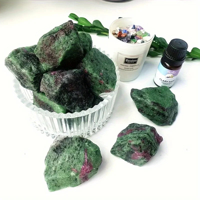 Raw Ruby Zoisite Crystal