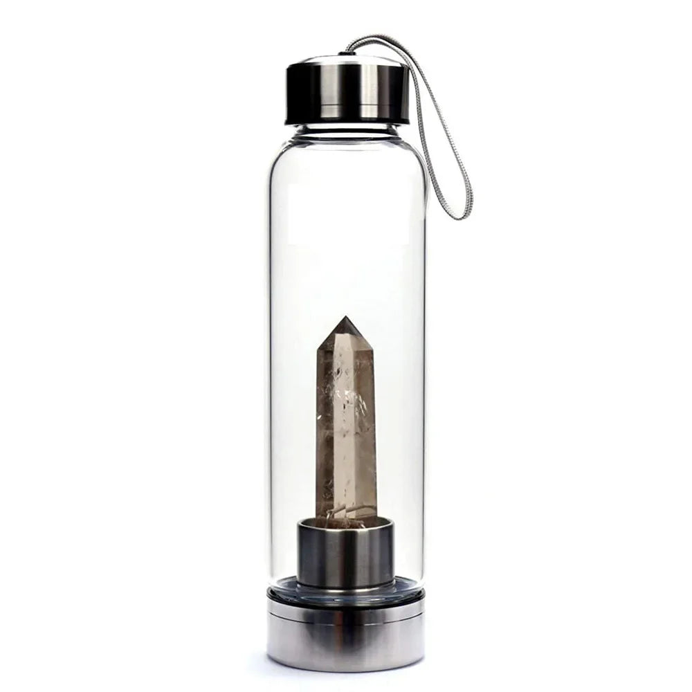 Natural Crystal Healing Water Bottle