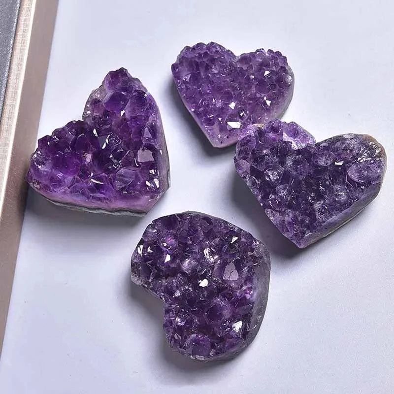 Amethyst Crystal Heart Cluster