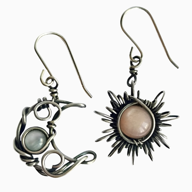 Sun And Moon Earrings