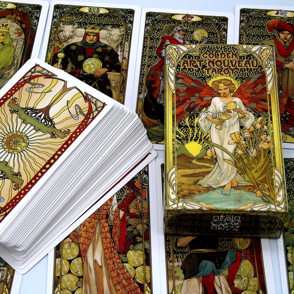 Golden Tarot Deck Cards