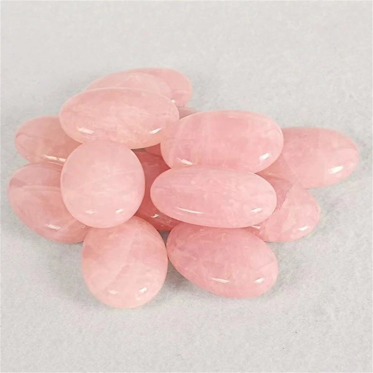 Rose Quartz Palm Stone