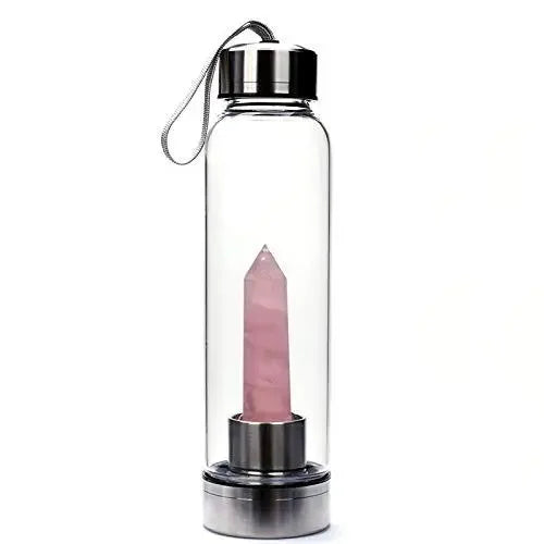 Natural Crystal Healing Water Bottle