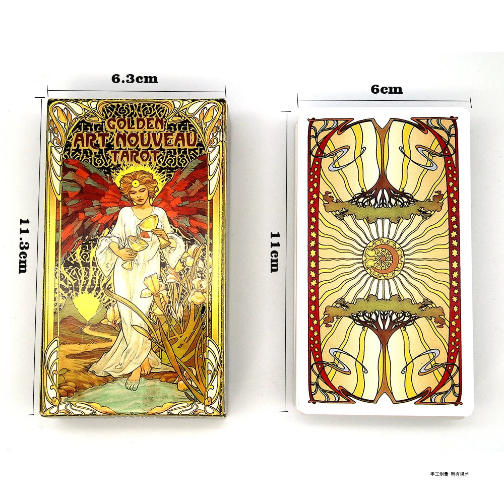 Golden Tarot Deck Cards