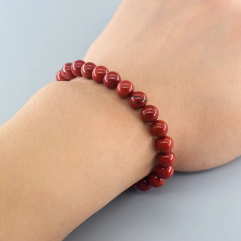 Red Jasper Prayer Bracelet