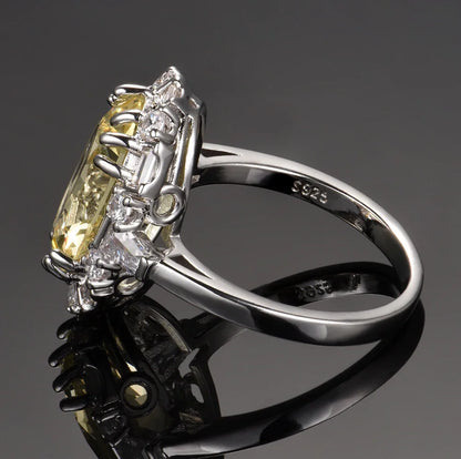 Citrine Silver Ring