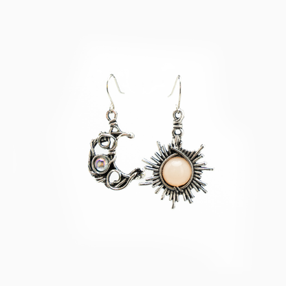 Sun And Moon Earrings