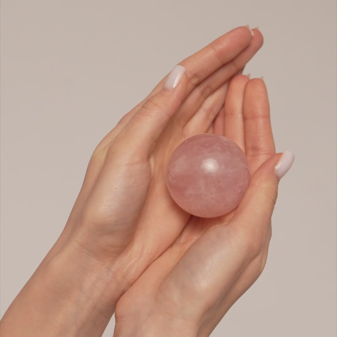 Rose Quartz Crystal Ball