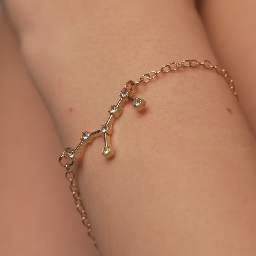 Zodiac Sign Constellation Bracelet