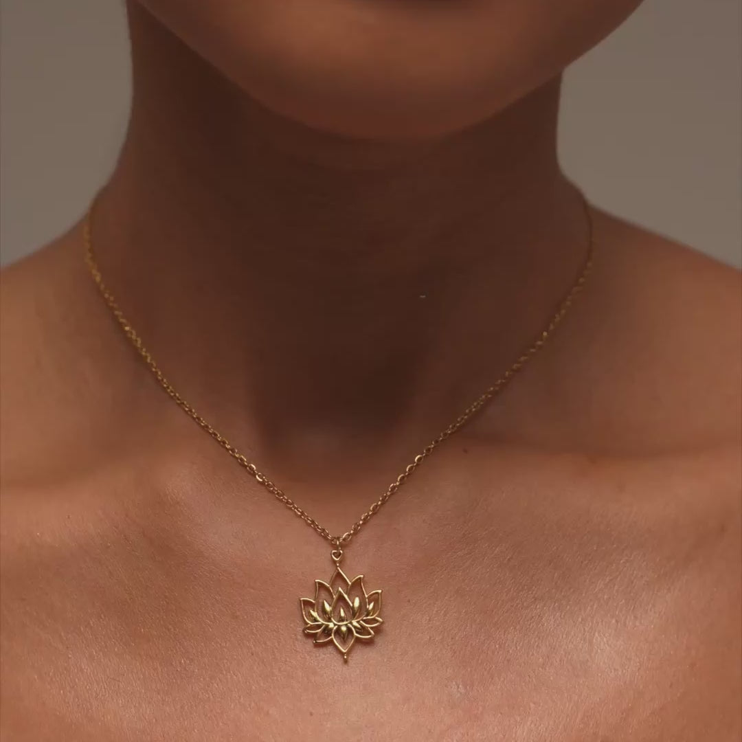 Lotus Flower Necklace