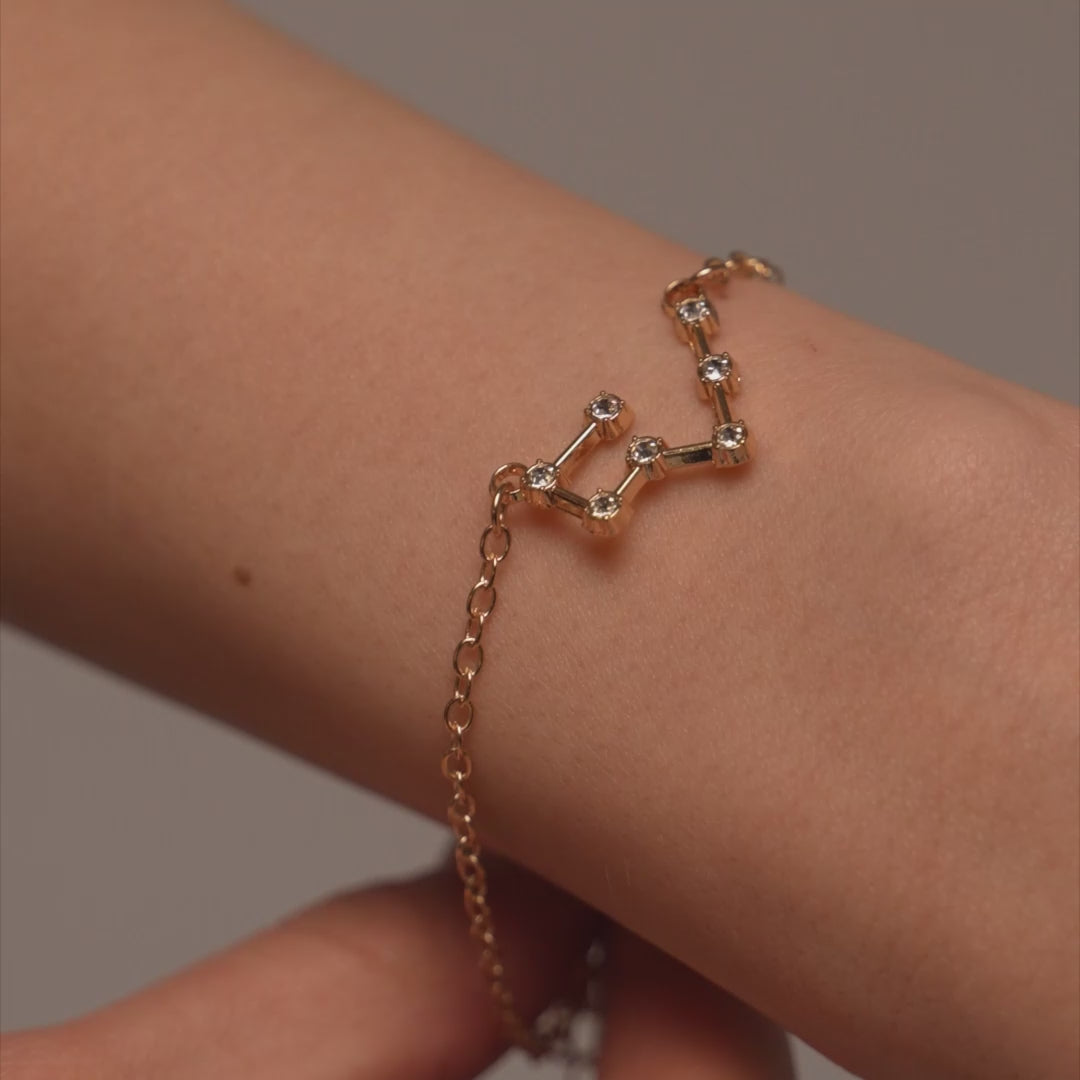 Zodiac Sign Constellation Bracelet